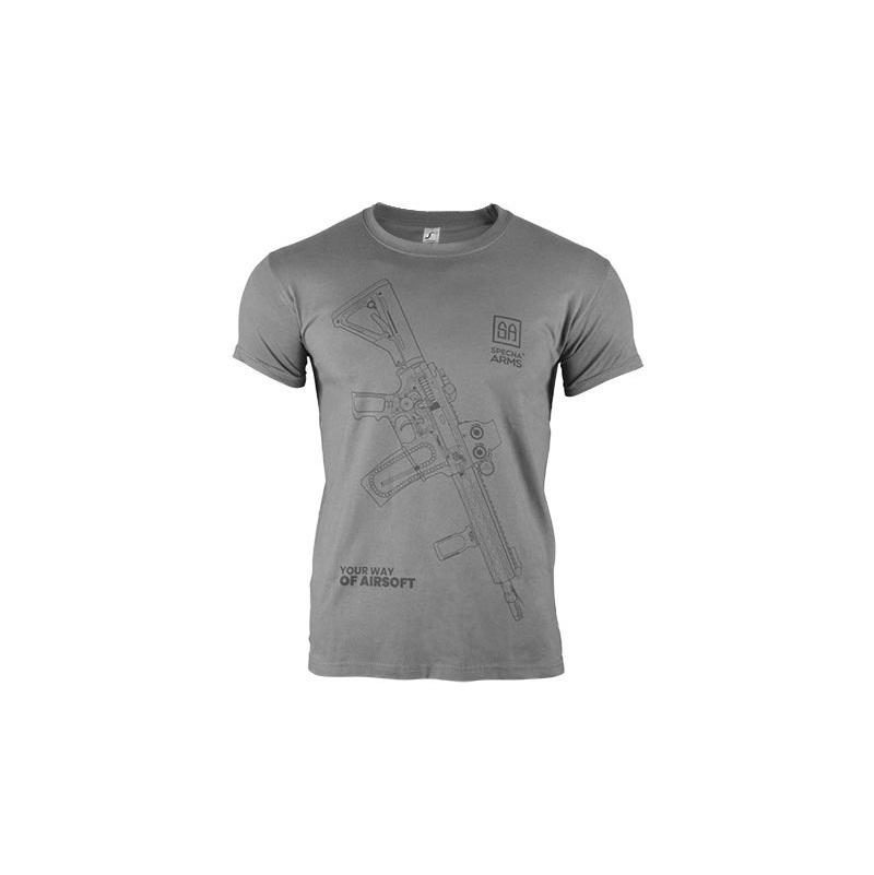 SA Shirt - Your Way of Airsoft 01 - Grey/Black
