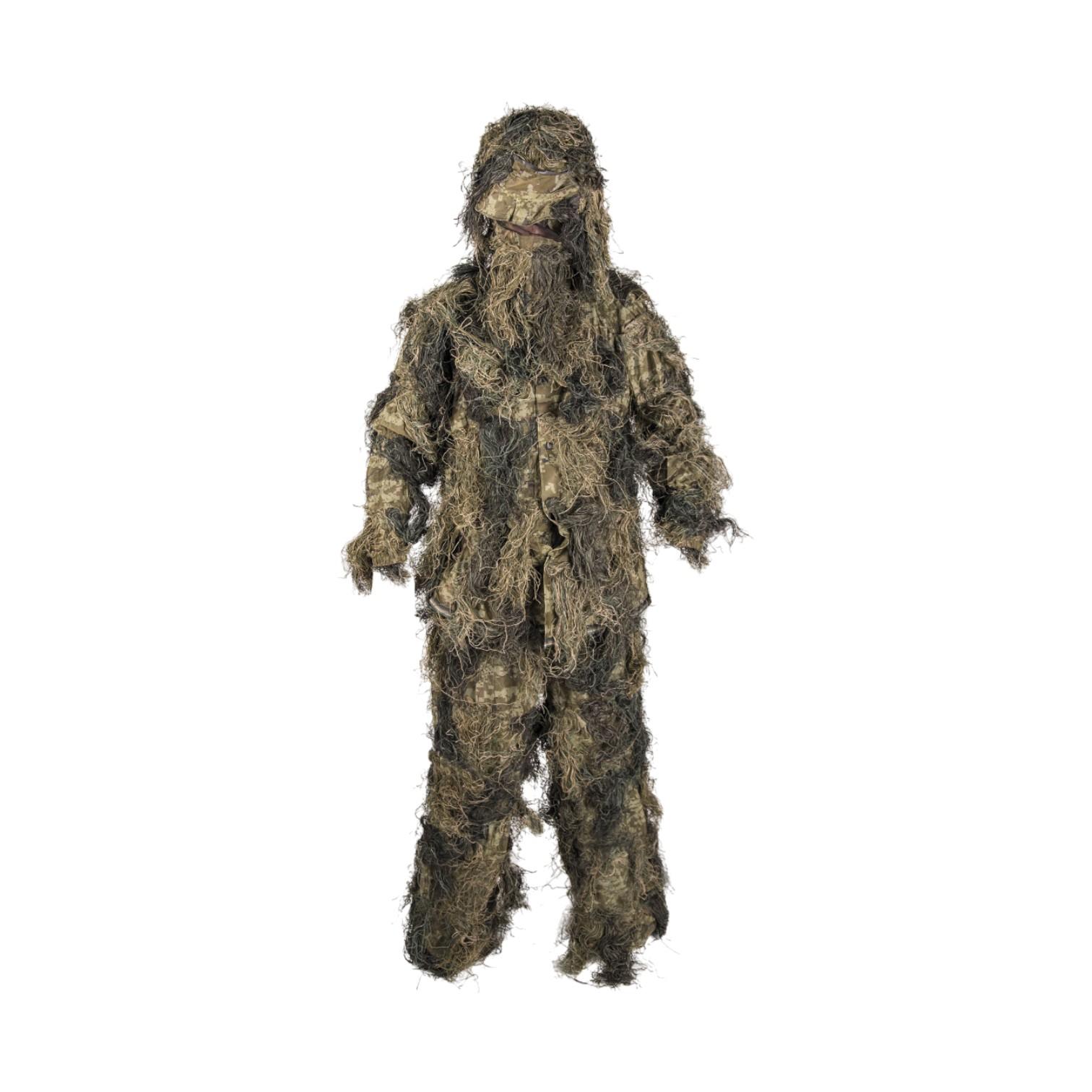 GHILLIE SUIT ′ANTI-FEU′ 4PC.Woodland XL/XXL