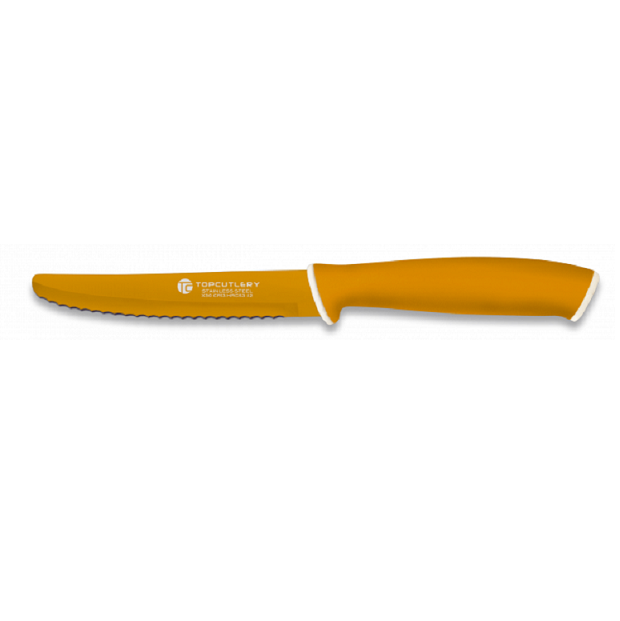 Couteau de table Top Cut Dentelé Orange
