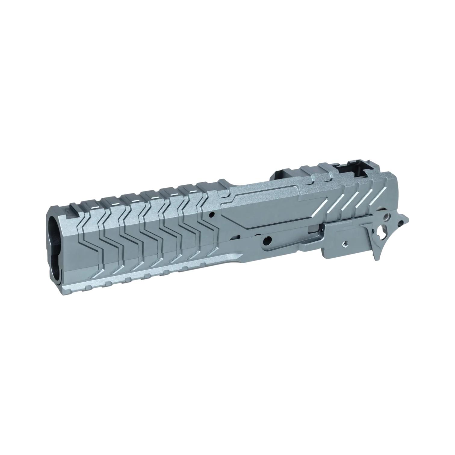5KU Kit serrure et cadre Matrix Style pour répliques Hi-Capa Gris