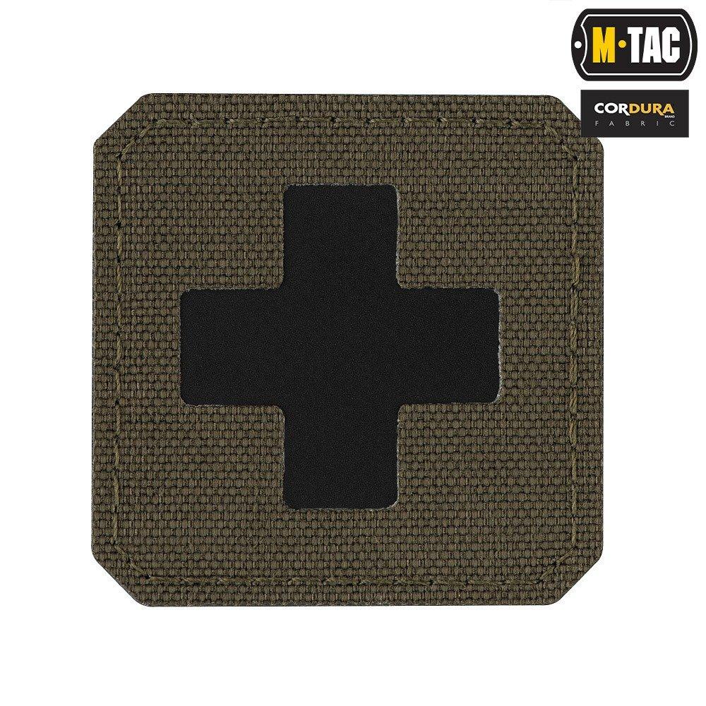 M-Tac patch Medic Cross Laser Cut Ranger Green/Black