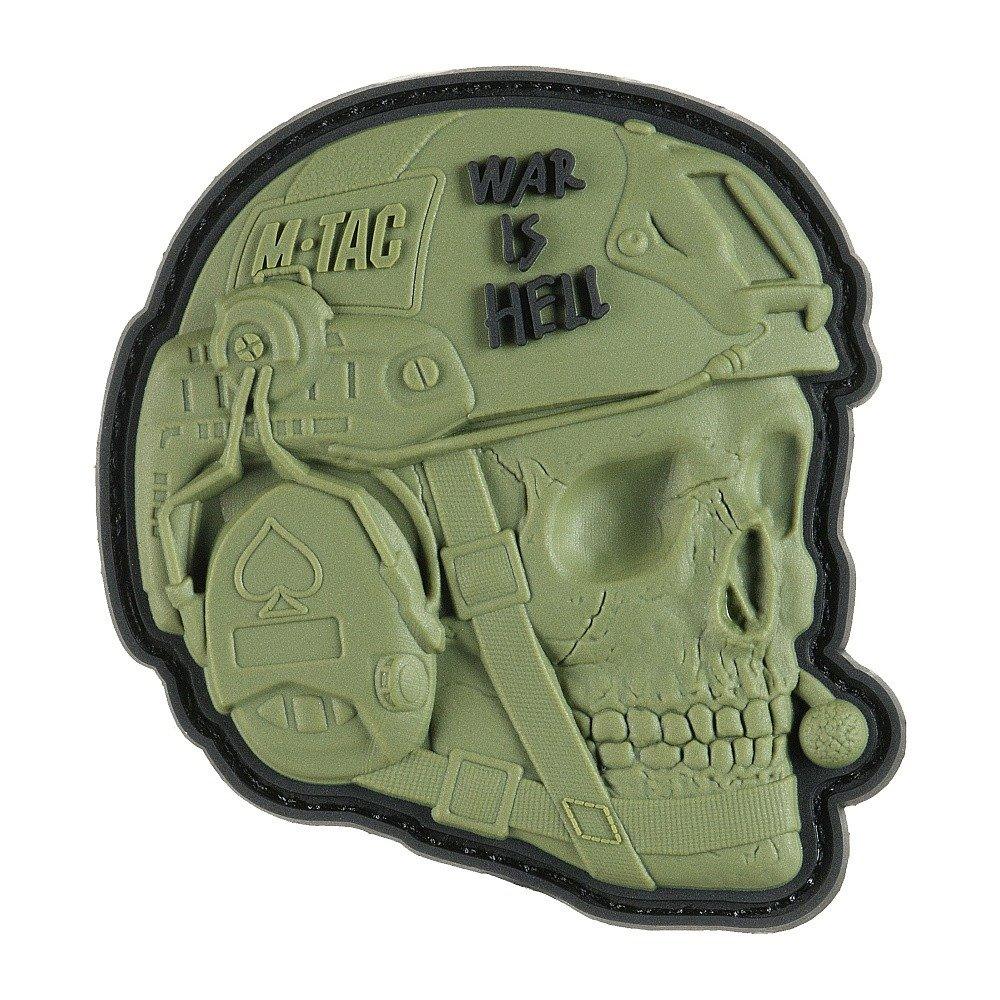 M-Tac naszywka War is Hell 3D PVC Olive