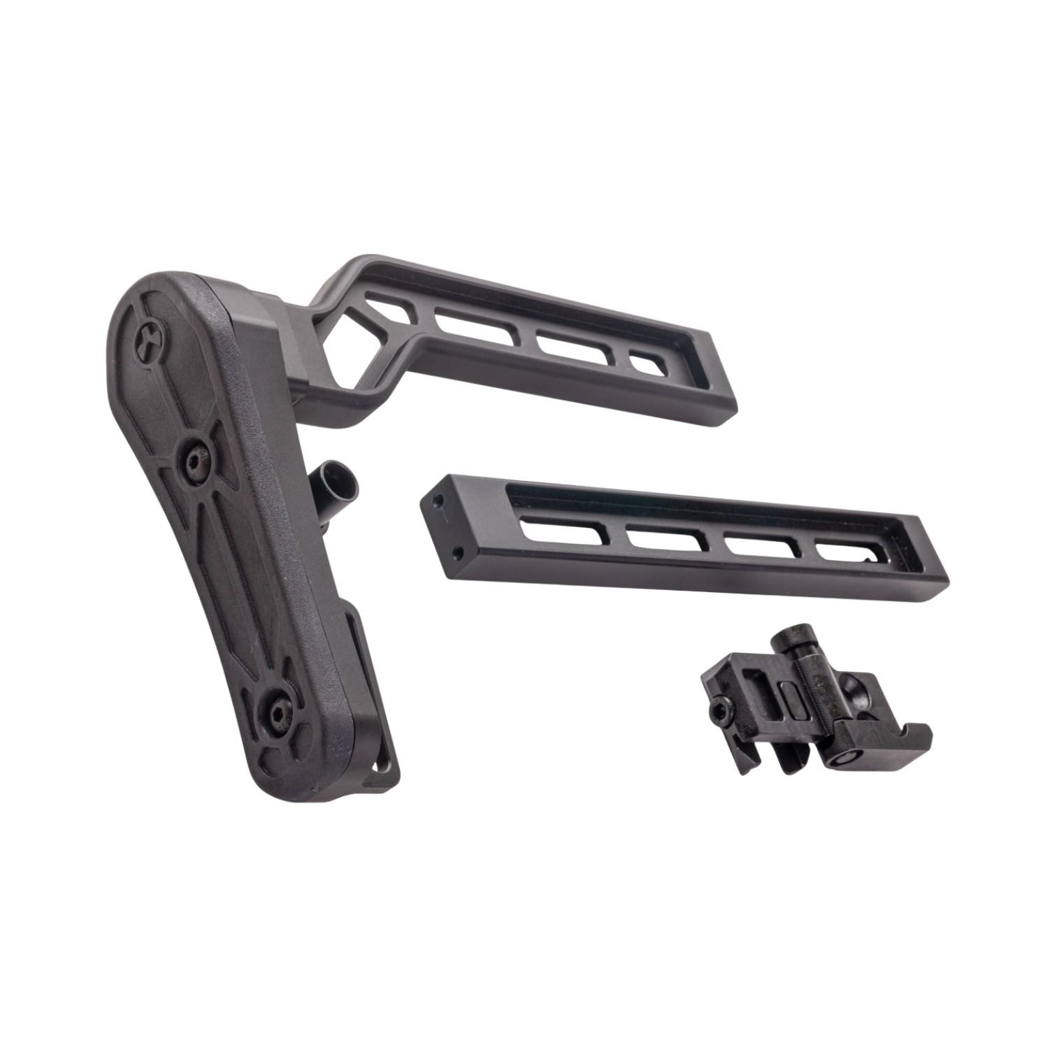5KU Picatinny Mount Modular Folding Stock Alu Buttplate with Buttpad