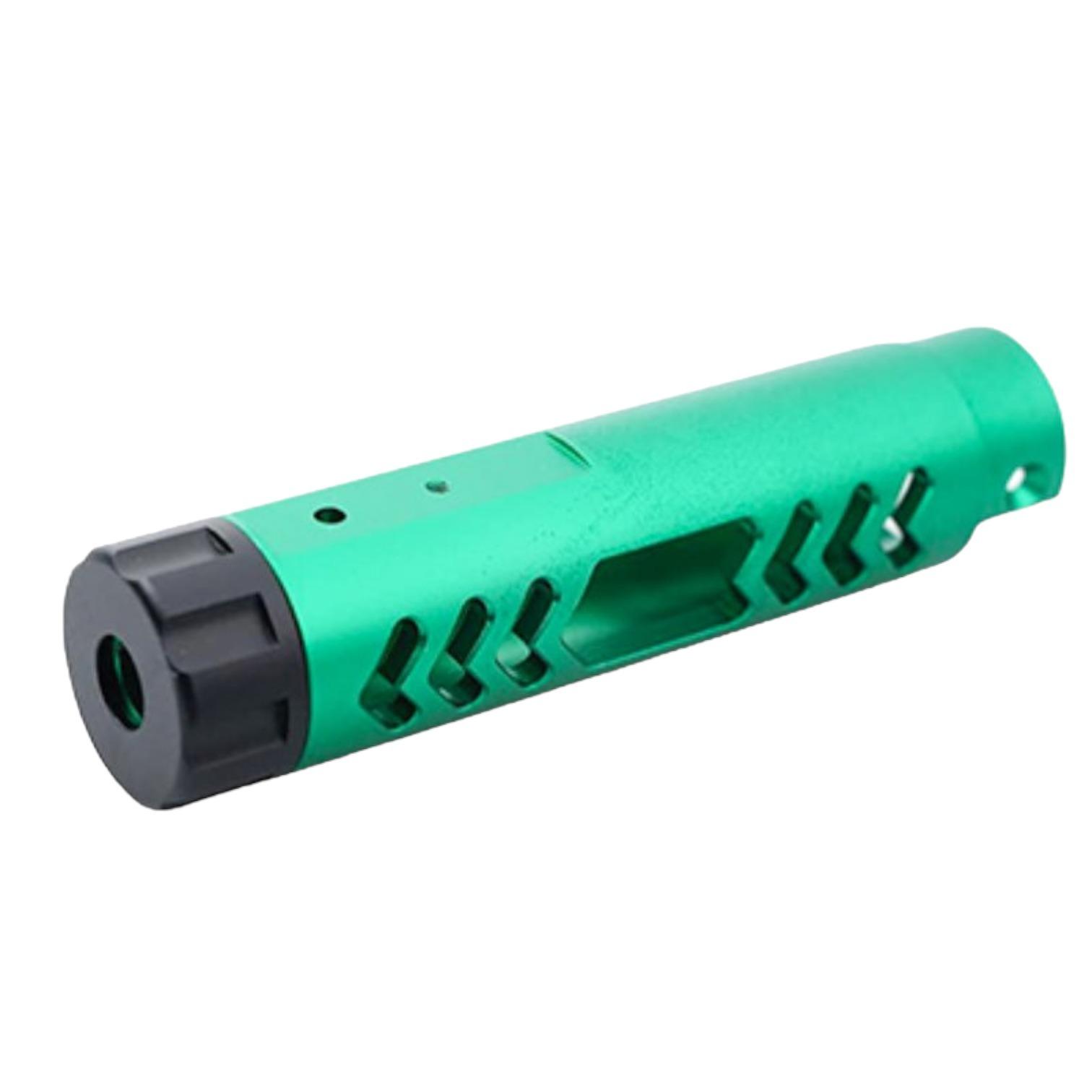 5KU AAC AAP 01 GBB Airsoft Outer Barrel (Type C, Aluminum, Green)