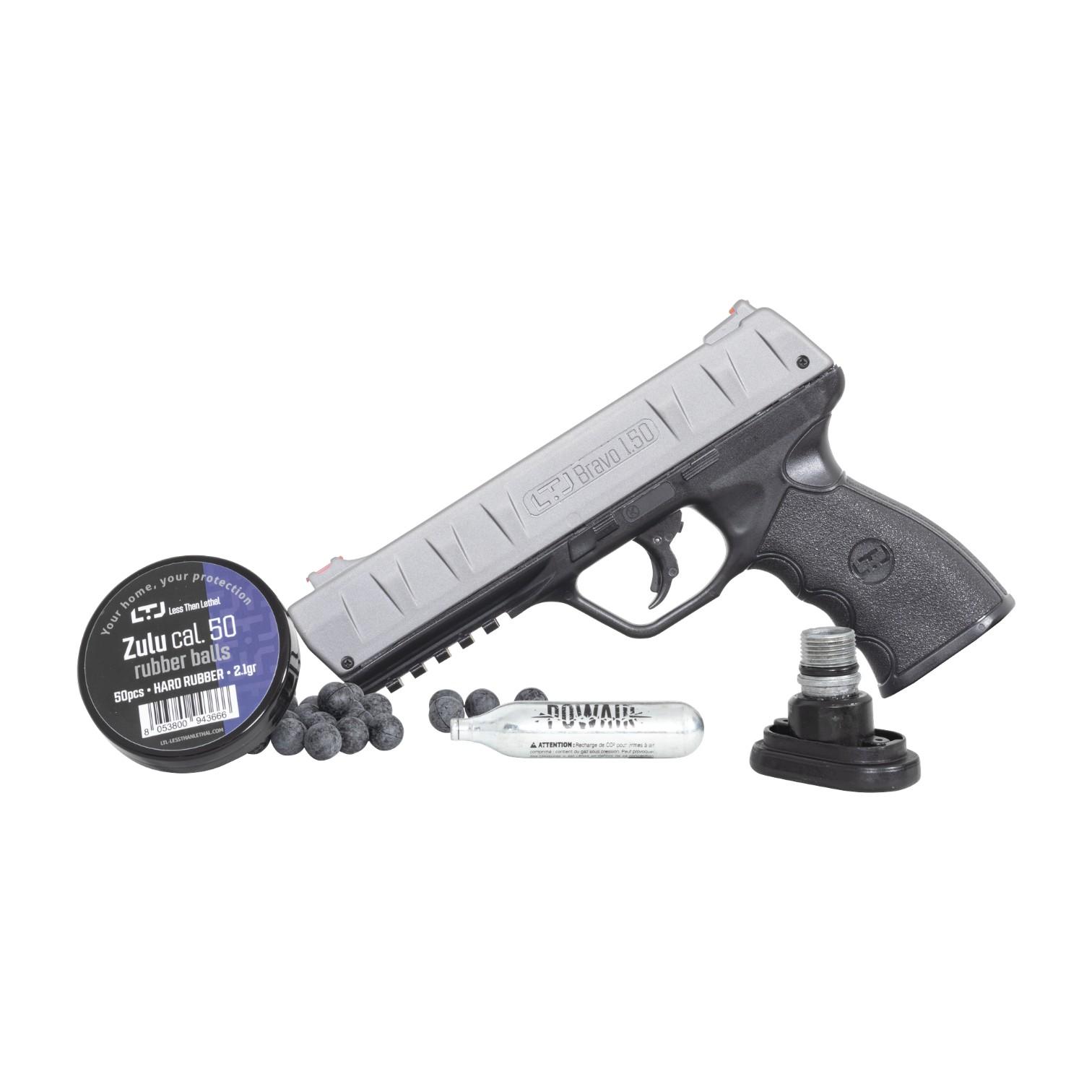 Pack Pistolet Bravo CO2 Cal.50 18J