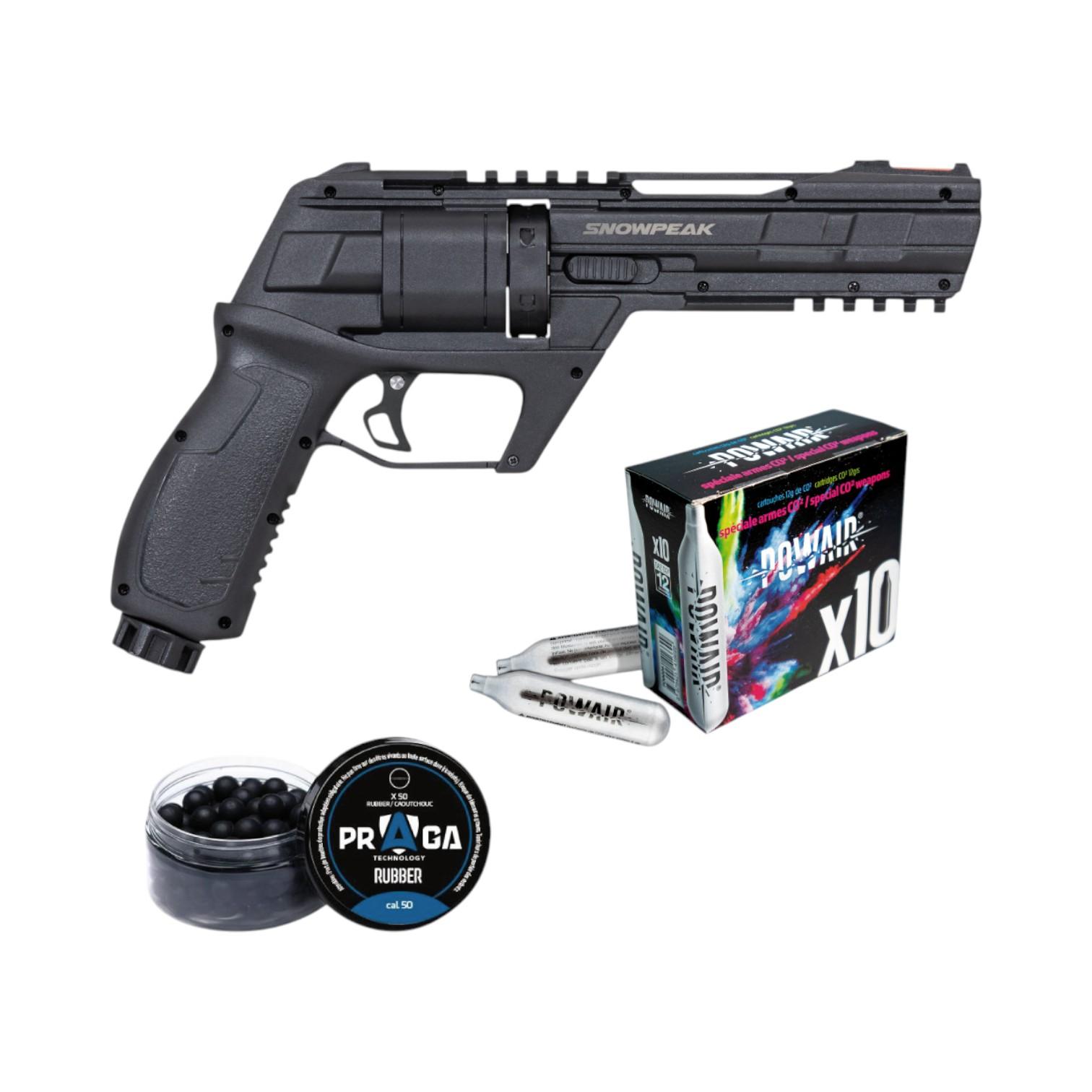 PACK REVOLVER CP300 C50 13J + CO2 + BILLES