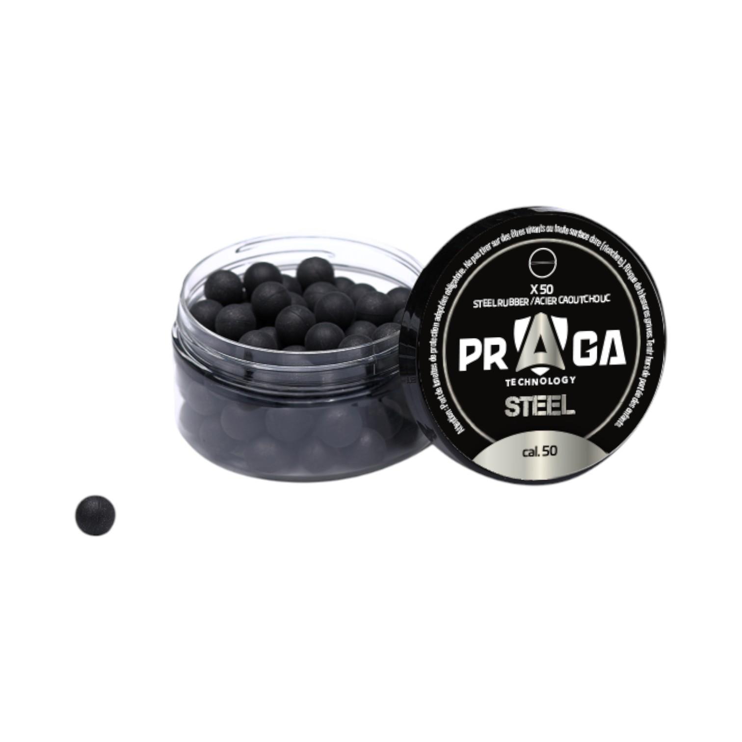 Billes en Caoutchouc acier CAL.50 X50
