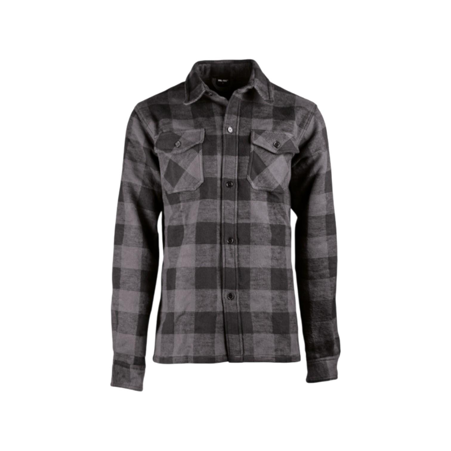 Chemise à Carreaux Noir/Gris 