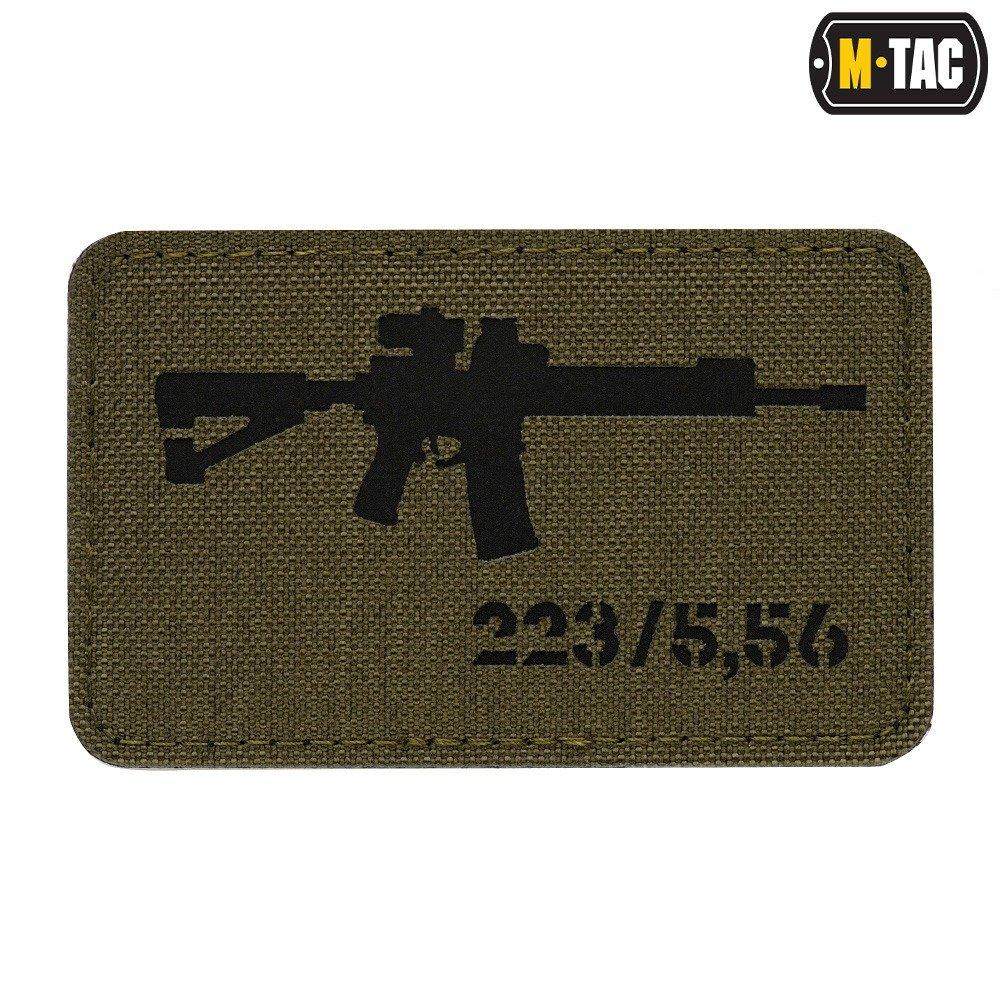 M-Tac patch AR-15 223/5,56 Laser Cut Ranger Green/Black