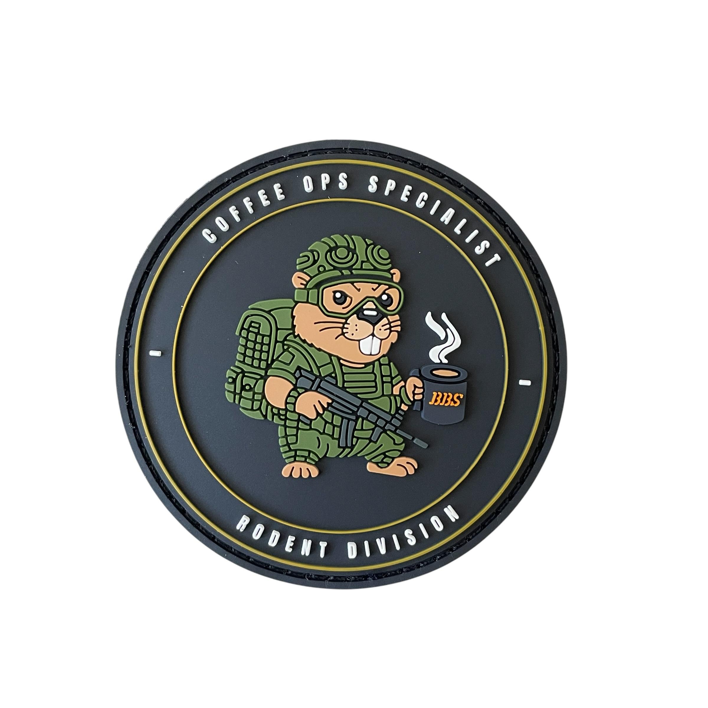 Patch PVC Rodent Division Coffee OPS