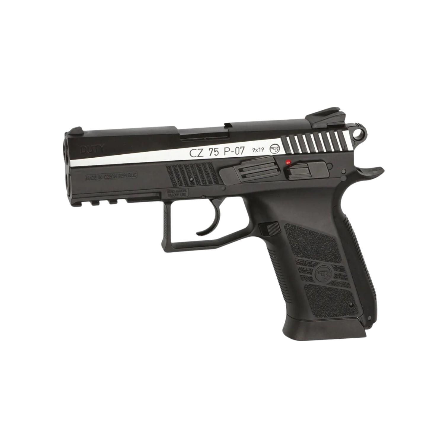 CZ 75 P-07 Duty, 4.5 mm airgun, CO2, blowback, BB, dual-tone 2.12J