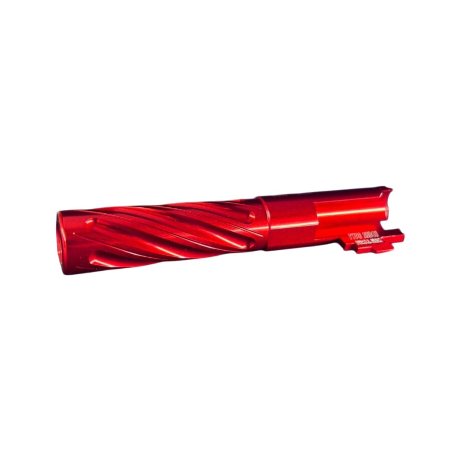 Hi-Capa 4.3 GBB Outer Barrel Type Spiral Storm Rouge