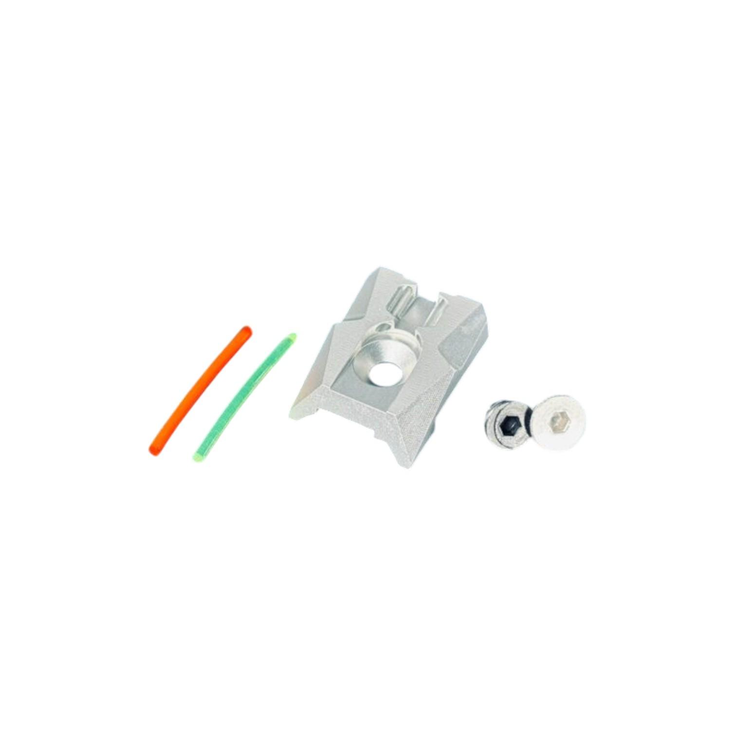 4.3 Fibre Optic Rear Sight Silver