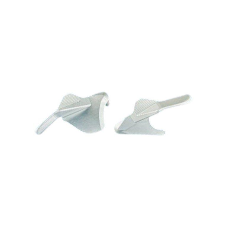 Aluminum Thumb Safeties TYPE B Silver
