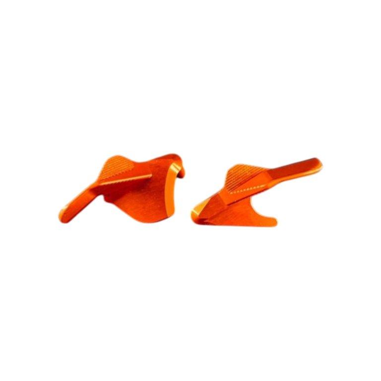 Aluminum Thumb Safeties TYPE B Orange