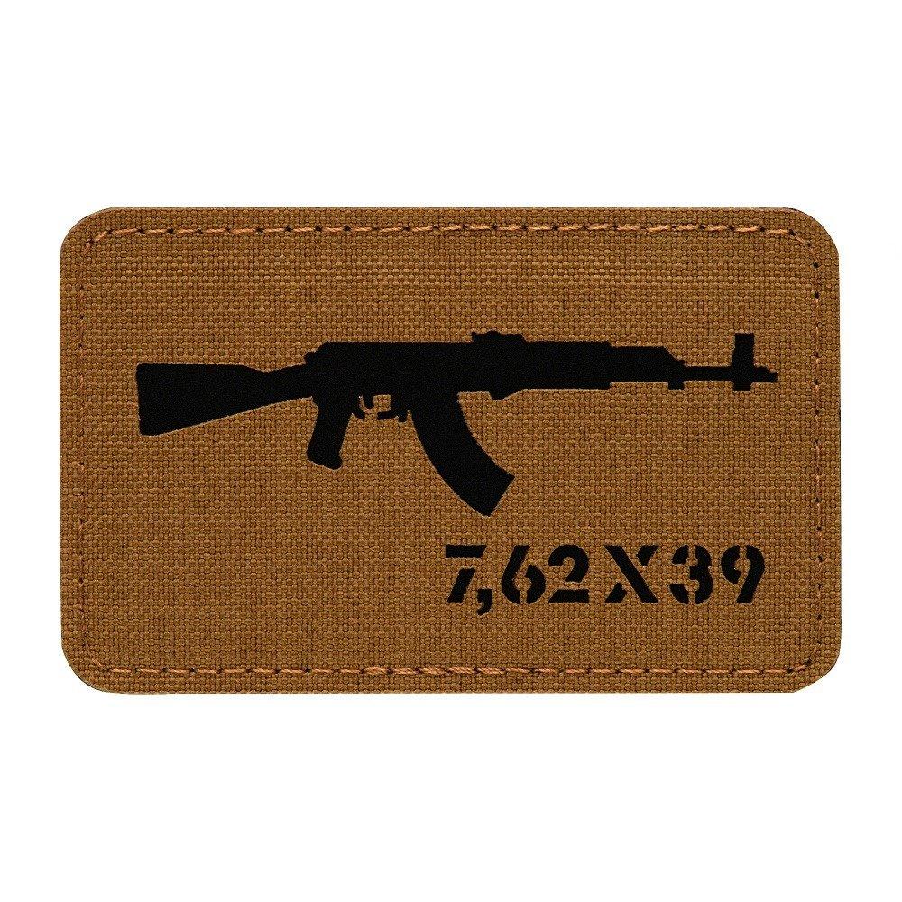 M-Tac patch AKM 7,62х39 Laser Cut Coyote/Black