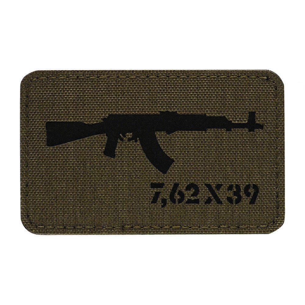 M-Tac patch AKM 7,62х39 Laser Cut Ranger Green/Black