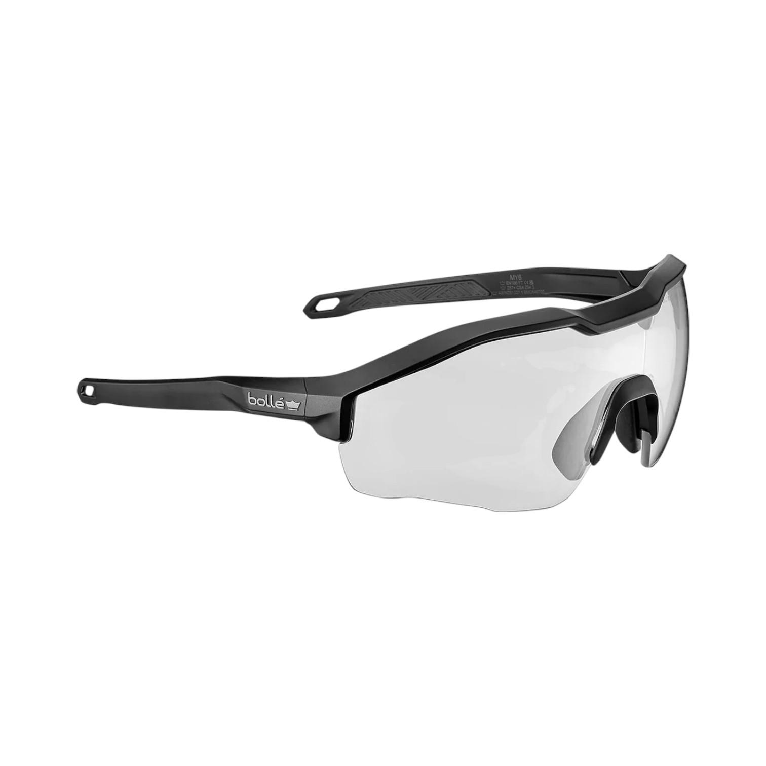 BOLLÉ MY6 BSSI Clear Lens Platinum ASAF Black Frame