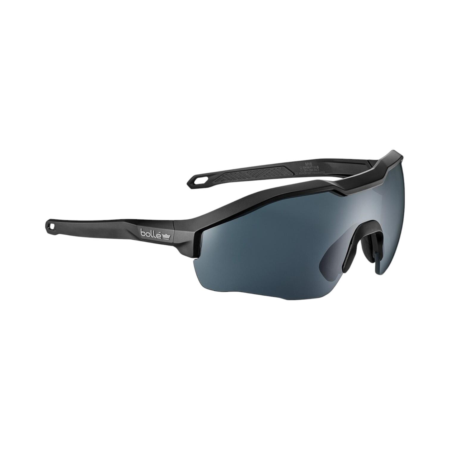BOLLÉ MY6 BSSI Smoke Lens Platinum ASAF Black Frame