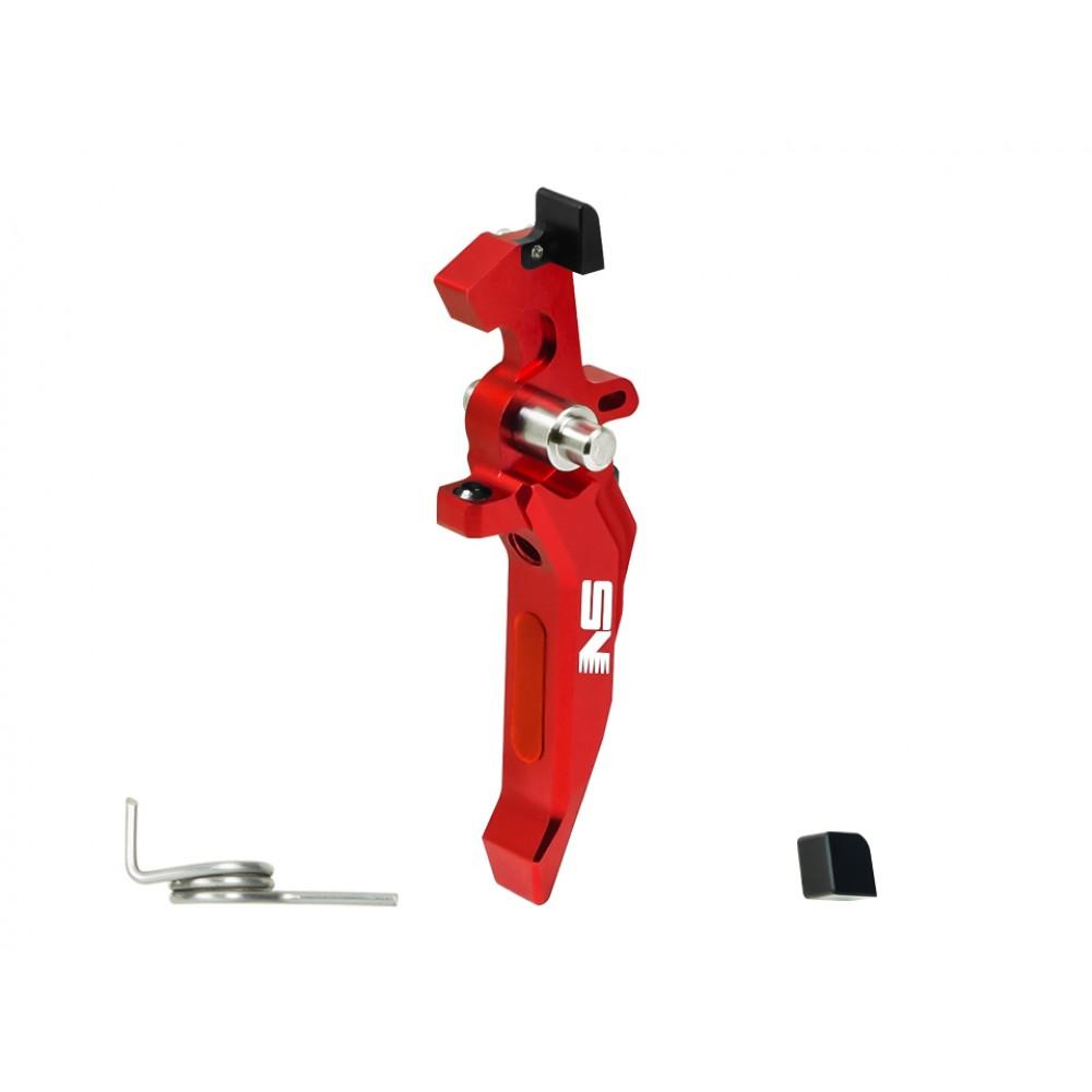 CNC Aluminum Speed Trigger (Style B) (RED)