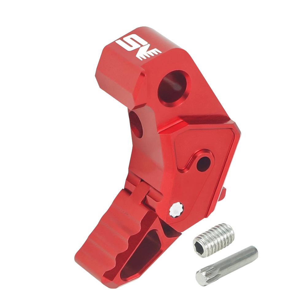 CNC Aluminum Adjustable Trigger (Style S) (RED) - Action Army AAP-01/C/ TM GL 17 Gen3/Gen4