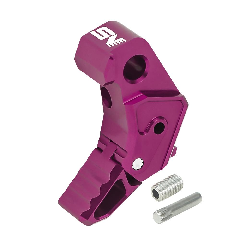 CNC Aluminum Adjustable Trigger (Style S) (PURPLE) - Action Army AAP-01/C / TM GL 17 Gen3/Gen4