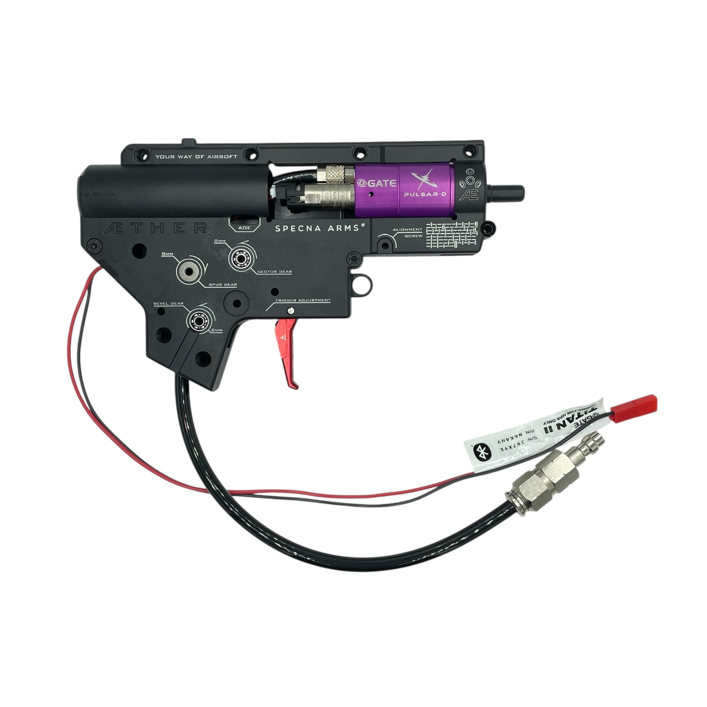HPA Pulsar D Gearbox Red Trigger Maxx