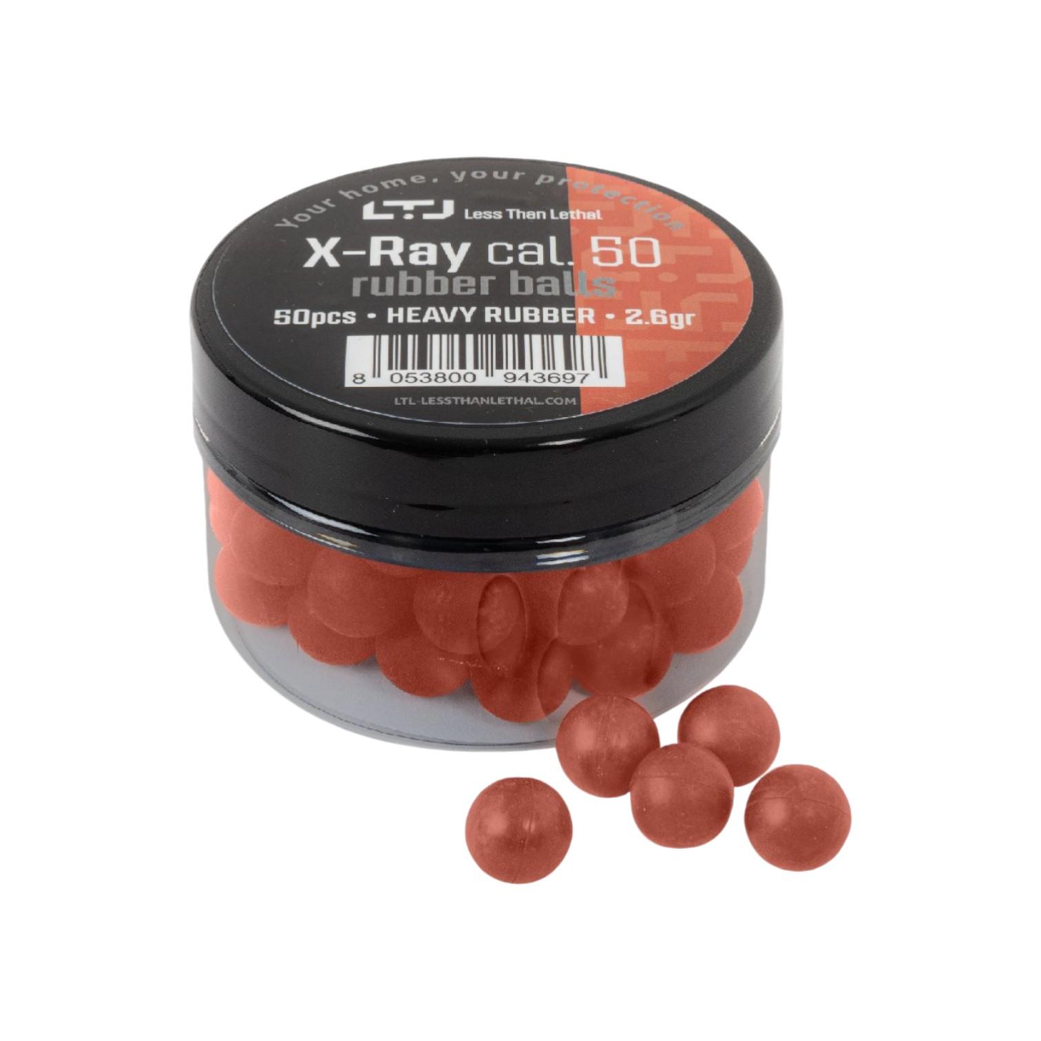 Bille Caoutchouc X Ray Lourde (2.64gr) Cal.50 X50