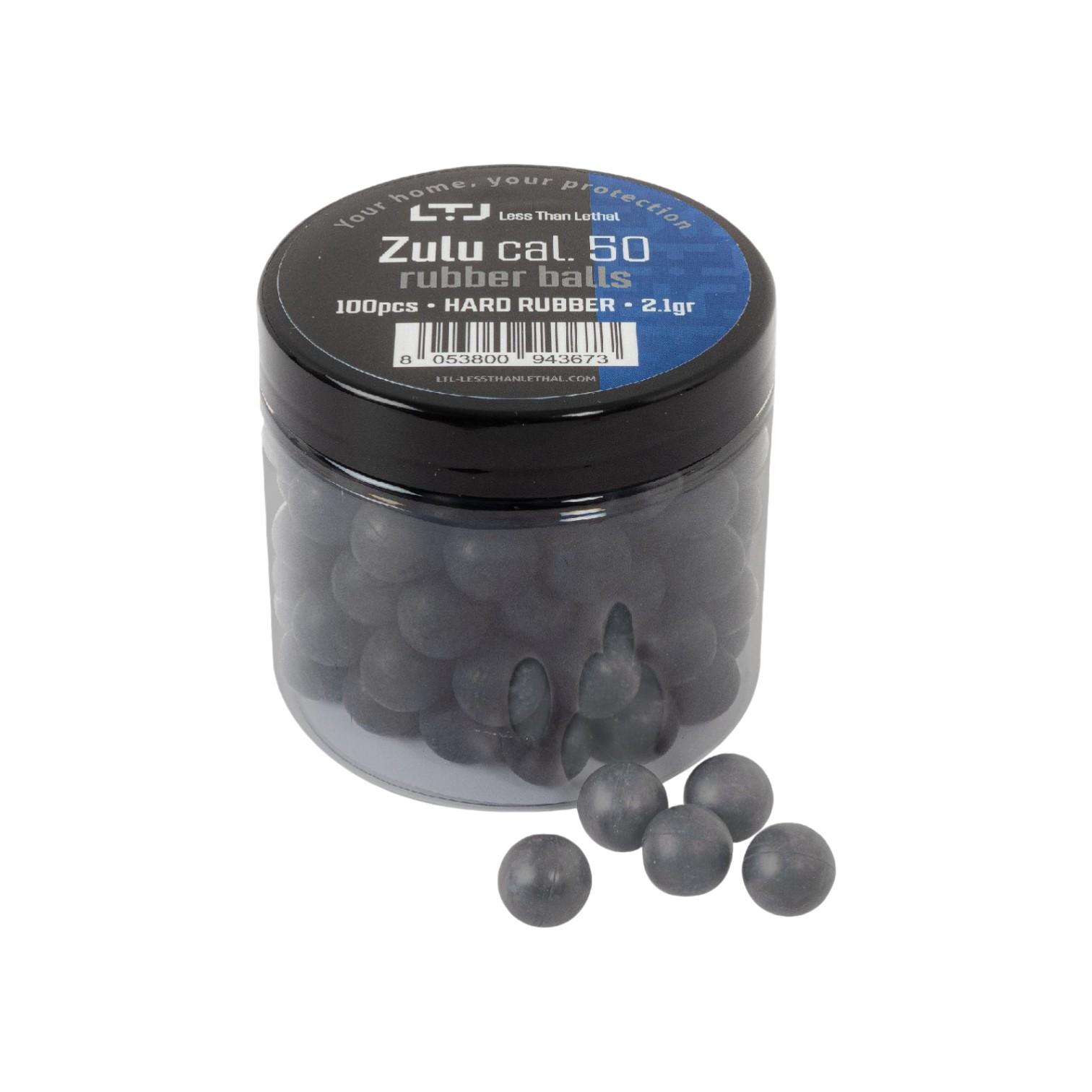 Bille Caoutchouc Zulu Légère (2.1gr) Cal.50 X100