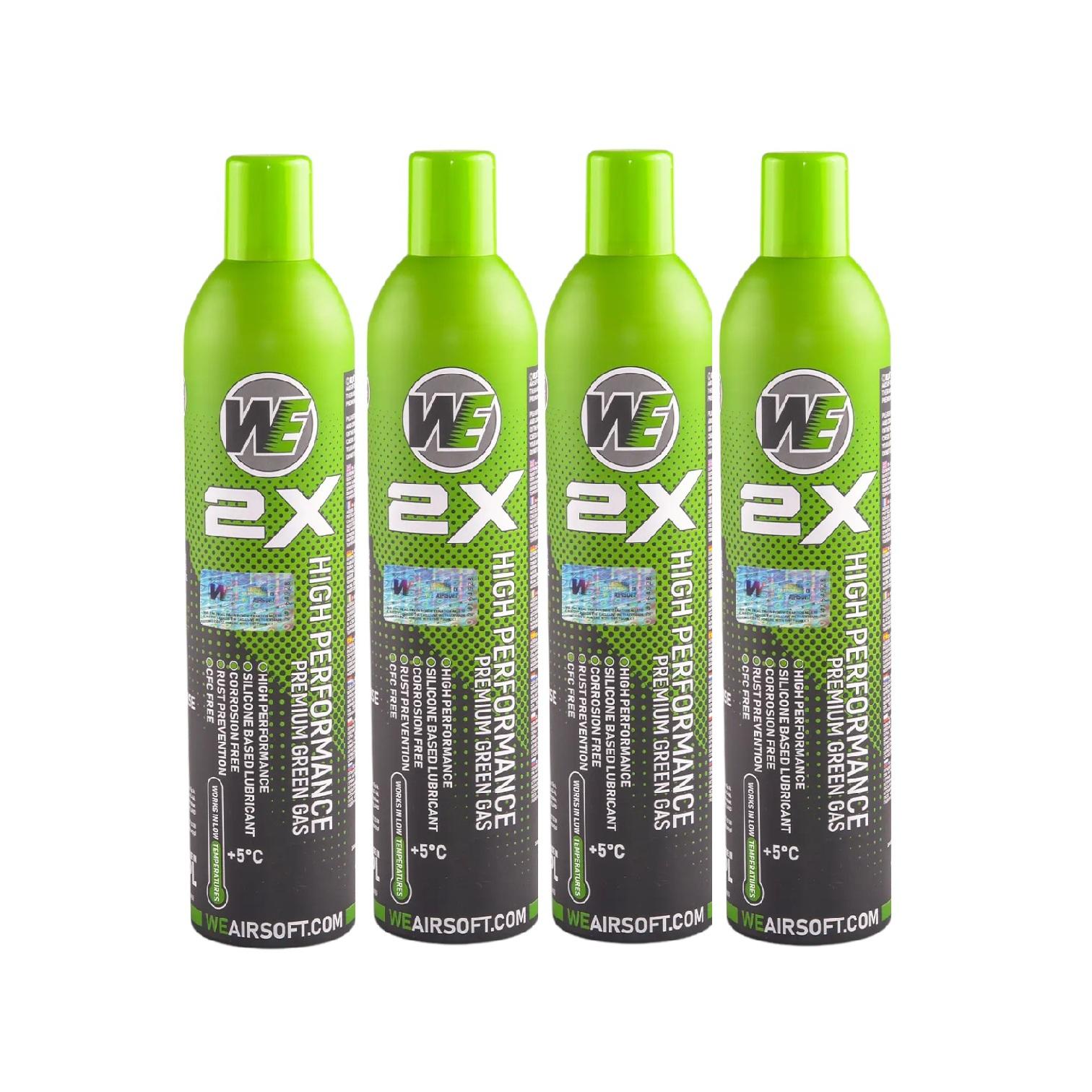 WE 2X High Performance Premium Green Gas 800ml 4x 