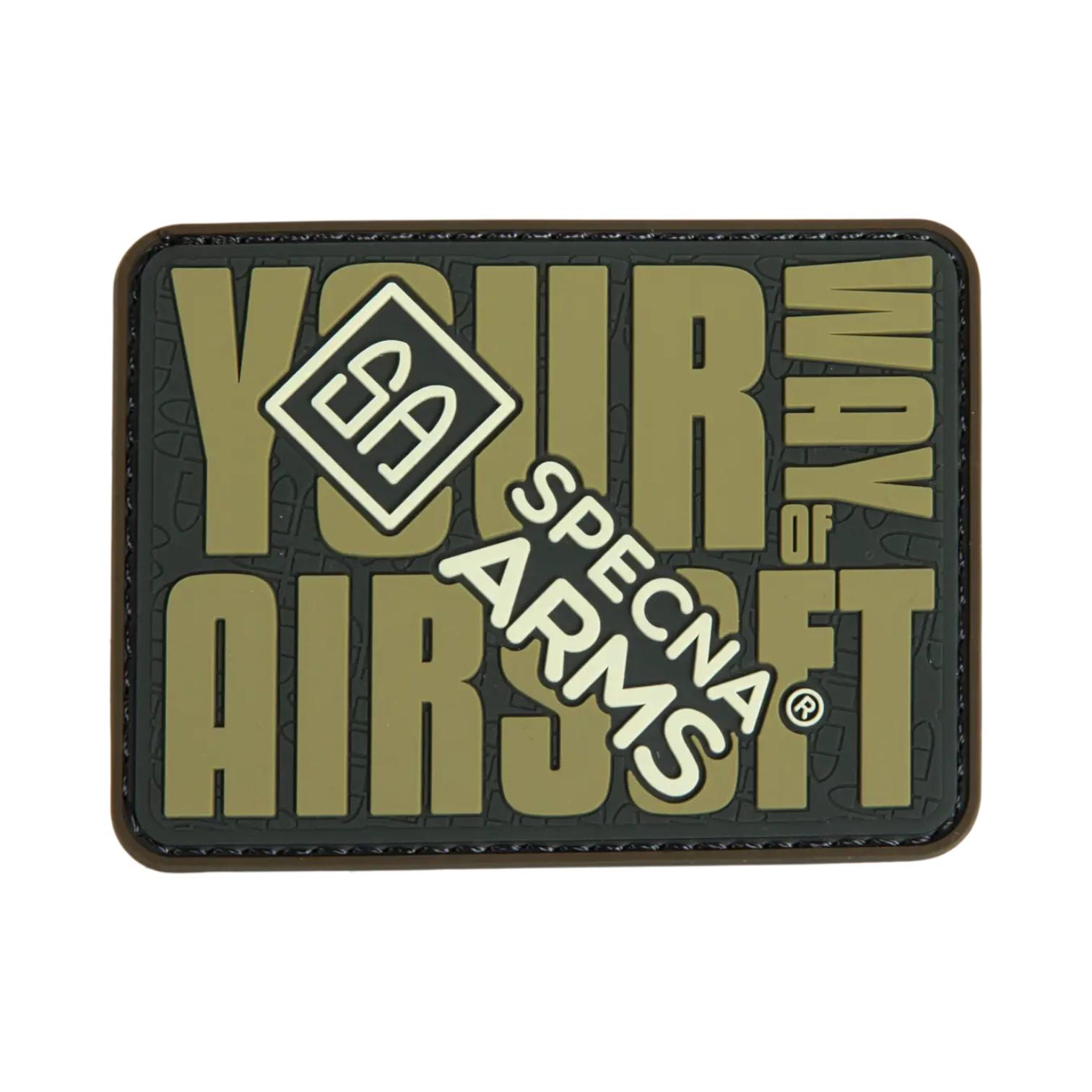 Specna Arms Your way of Airsoft patch Green