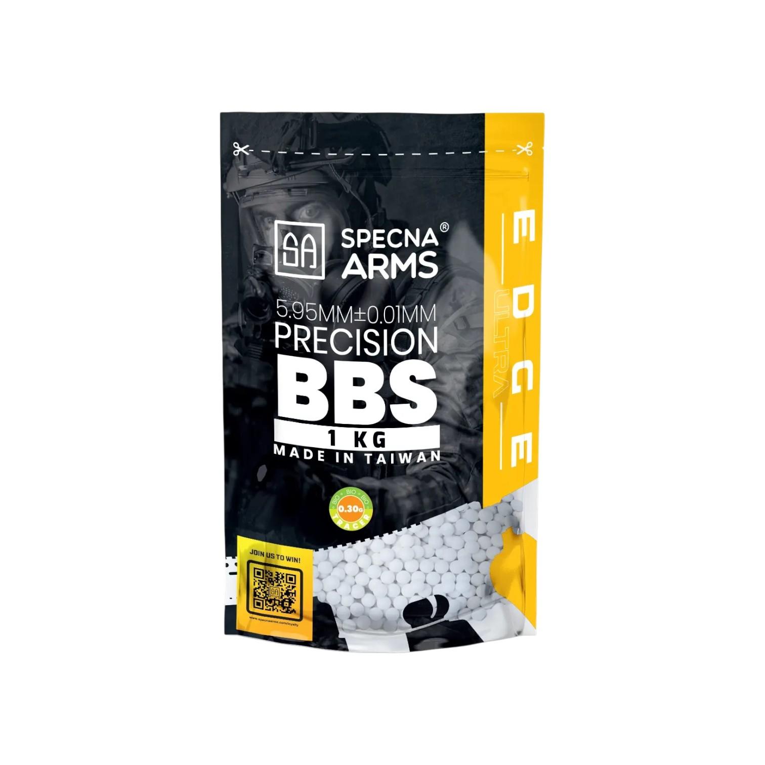 SA EDGE™ Tracer BIO 0.30g Precision BBs - 1kg - Green