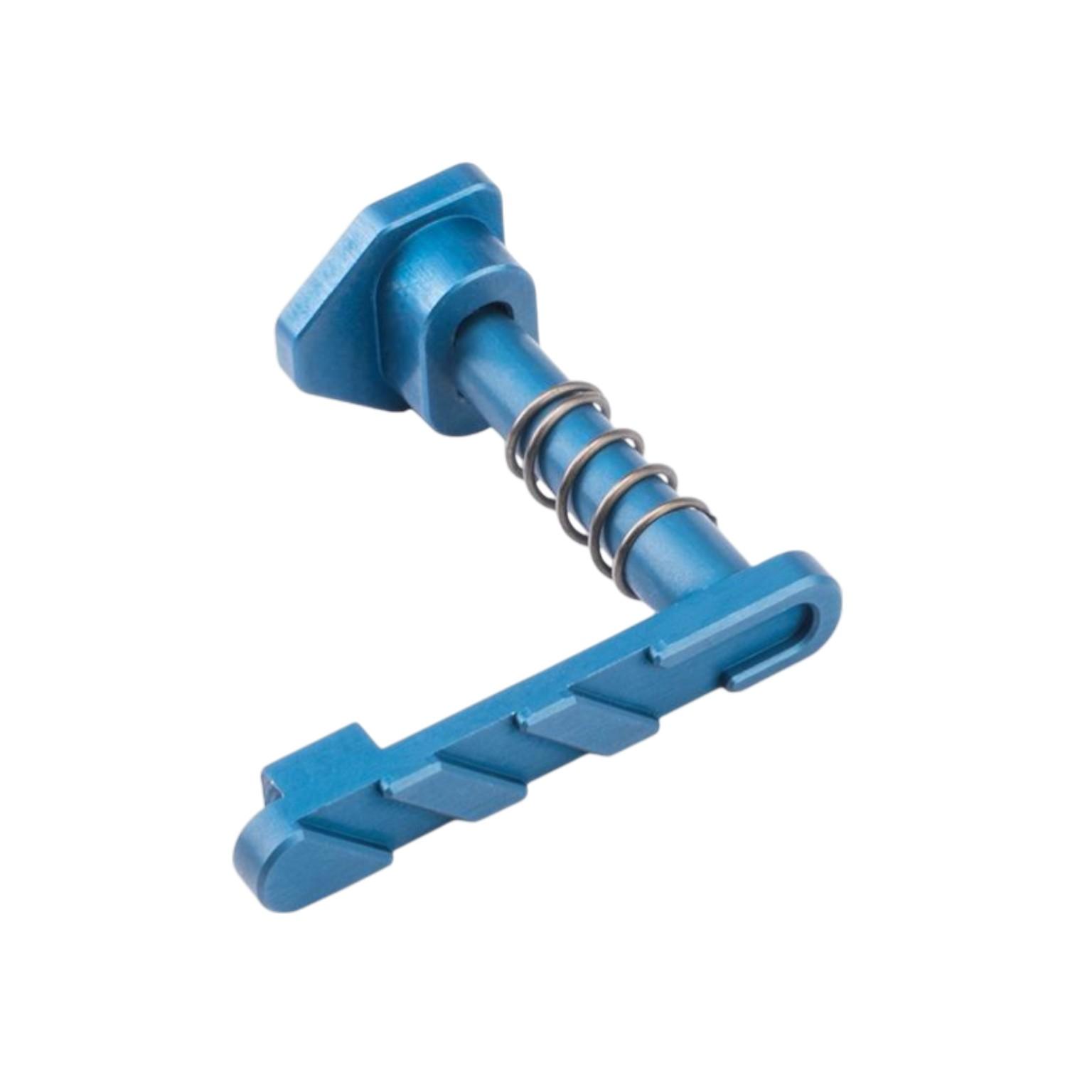 Bouton d'éjection de chargeur Mancraft CNC pour M4/M16/AR15 Bleu
