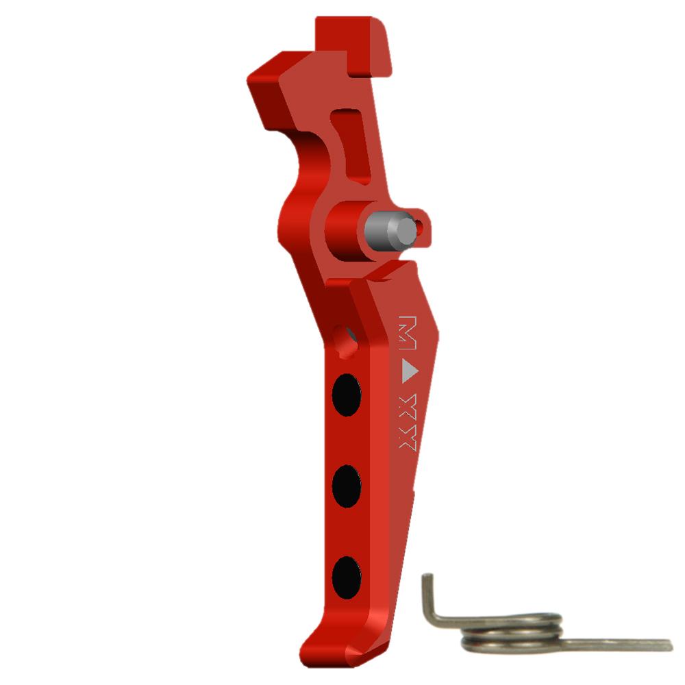 CNC Aluminum Advanced Trigger (Style E) (Red)