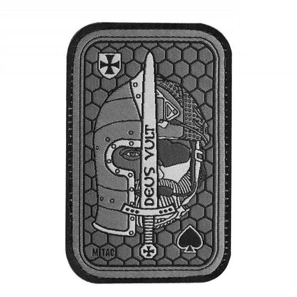 M-Tac patch Deus Vult Ace (jacquard) Grey